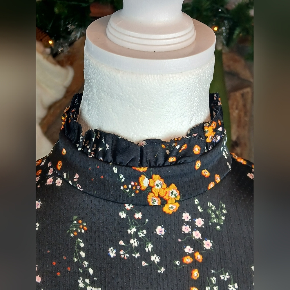 Zadig & Voltaire Roza Spark Flower Autumn Winter 2021 2022 Mini Dress Noir Small - Picture 10 of 15